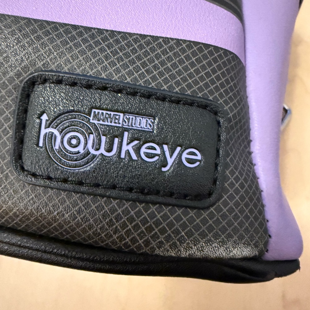 MARVEL HAWKEYE Purple and black Hawkeye mini backpack. - Picture 2 of 8